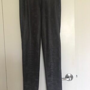 Stylish faux leather dress pants